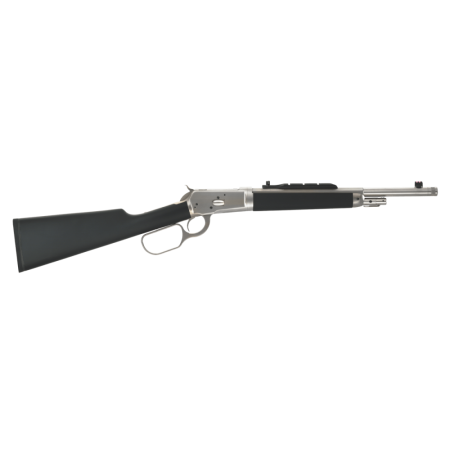 Taylors 1892 Alaskan .357 Mag 16 inch matte chrome lever-action rifle with walnut soft-touch stock