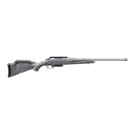 Ruger American Rifle Gen II 243 Win 3rd Magazine 20" Fluted Threaded Barrel Gray Splatter Stock