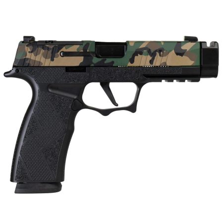 Sig Sauer P365 XMACRO TACOPS "Muilticam" Slide Handgun 9mm Luger 17rd Magazines(3) 3.7" Barrel w/Comp
