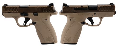 SMITH & WESSON BODYGUARD 2.0 NMS 380ACP 2.75" TWO TONE TAN 1-10RD 1-12RD