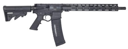 ATI ALPHA MAXX 5.56 RIFLE 16" 15" HANDGUARD BLACK, FLIP UP 1-60RD MAG