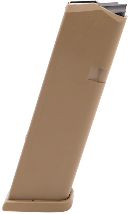 Glock 47487 G17/19 17rd 9mm Luger Fits Glock 17/19X Coyote Tan Polymer