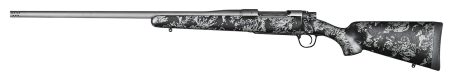 Christensen Arms 8010111300 Mesa FFT 7mm Rem Mag 3+1 22" Threaded Barrel, Tungsten Gray Cerakote, Black with Gray Webbing Stock, Left Hand