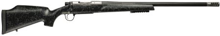 Christensen Arms 8011001700 Traverse 300 Win Mag 3+1 26" Threaded Barrel, Natural Stainless, Black with Gray Webbing Stock