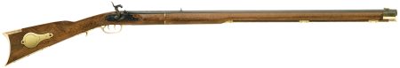 Traditions R2040 Deluxe Kentucky Rifle 50 Cal Percussion 33.50" Blued Barrel Hardwood Stock Double Set Trigger