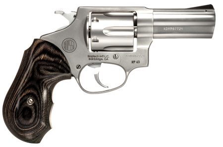 Rossi 2-RP639WD1 RP63  Small Frame 357 Mag 6rd 3" Stainless Steel Barrel, Cylinder & Frame Black/Gray Laminate Grip, Hammer Block Safety, Exposed Hammer