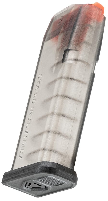 Strike Industries GMAG19 15rd Compatible w/ Glock 19/26 Gen3-5 Translucent Smoke