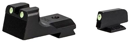 Kimber Mfg.,inc ML11230 1911 Ledged Night Sight Set Green/Tritium Black Outline Front Sight-Green/Tritium Black Outline Rear Sight