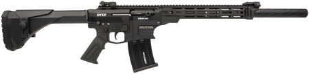 Derya Firearms DY1220CAUS DY12 12 Gauge Semi-Auto 5+1 20" Threaded Barrel 7075-T6 Aluminum Receiver Mil-Spec Pistol Grip
