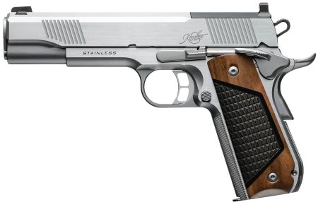 Kimber Mfg, Inc 3200402 Stainless II 45 ACP 7+1 5" Optic Ready/Serrated Slide