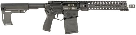 Patriot Ordnance Factory 1665 Rogue 308 Win 20+1 12.50" Black Anodized