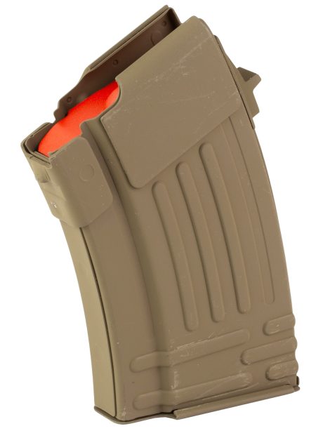 Global Ordnance LLC 810091157398   10rd Fully Ribbed 7.62x39mm Fits AK-47 FDE Steel