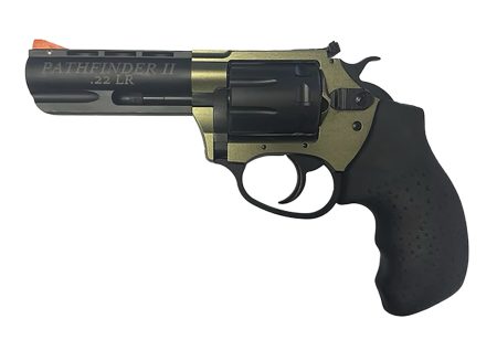 Charter Arms 52236 Pathfinder II Small Frame 22 LR 8 Shot 3.50" Black Passivate Steel Barrel & Cylinder, OD Green Aluminum Frame, Black Rubber Grip, Exposed Hammer