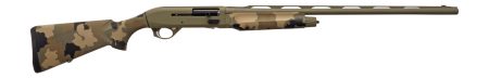 T R Imports A22026OS3 Alpha 2  20 Gauge 3" 4+1 26" OD Green Cerakote Vent Rib Barrel & Receiver, Fixed Old School Camo Synthetic Stock