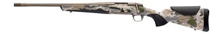 Browning 036124227 X-Bolt 2 Speed SPR Full Size 7mm Rem Mag 3+1 22" Smoked Bronze Cerakote Fluted Threaded Barrel, Steel Drilled & Tapped Receiver, Ovix Camo w/Black Overmold Adj Comb & LOP Synthetic