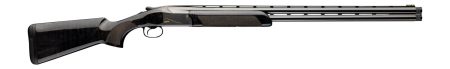 Browning 0184193003 Citori 825 Noir Sporting 12 Gauge Break Open 3" 2rd 30" Matte Blued Over/Under Vent Rib Barrel, Silver Nitride w/Gold Accent Steel Receiver, Fixed AAA Dark Maple Wood Stock, Right