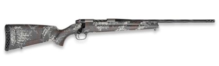 Weatherby MBP01N25CMR19B Mark V Capra 25 Creedmoor 2+1 17" Graphite Black Cerakote Fluted Threaded Barrel Titanium Receiver Drilled & Tapped Receiver Exposed Carbon w/Gray, White & Rust Sponge Accents