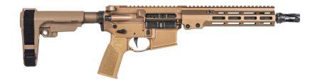 Geissele Automatics 08562S Super Duty MOD1 5.56 NATO No Magazine 10.30" Threaded Barrel, Desert Dirt Cerakote Aluminum Receiver w/Picatinny Rail, M-LOK Handguard, DD Polymer SB Tactical SBA3 Brace, Mi