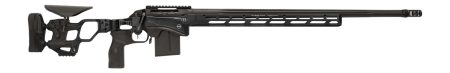 Cadex Inc CDXSSPRO6526CP20I2B1N CDX-SS Seven S.T.A.R.S. Pro 6.5 Creedmoor 10+1 26" Black DLC Fluted Threaded Barrel, Black Cerakote Receiver, ARCA Rail, M-LOK Handguard, Black Adjustable Folding Butt