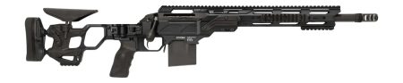 Cadex Inc CDXSSCOV308165CP20I2E1 CDX-SS Seven S.T.A.R.S. Covert Compact 308 Win 10+1 16.50" Black DLC Fluted Threaded Barrel, Black Cerakote Receiver w/Picatinny Rail, M-LOK Handguard, Black Folding S