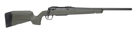 Savage Arms 33114 Axis 2 243 Win 4+1 20" Matte Black Carbon Steel Threaded Barrel, Drilled & Tapped Receiver, OD Green Fixed w/Pistol Grip Synthetic Stock, Right Hand