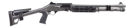 Panzer Arms PAM4CSDGMFSS M4 Speed Pro 12 Gauge Semi-Auto 3" 5+1 18.50" Black Ported Barrel, Black Aluminum Receiver w/Picatinny Rail, M-LOK Handguards, Black Skeleton w/Pistol Grip, Ambidextrous