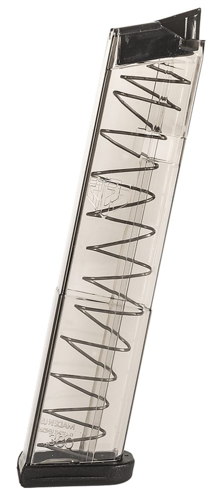 ETS Group GLK4212 Pistol Mags 12rd Extended 380 ACP Compatible w/ Glock 42 Clear Polymer