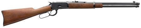Winchester Repeating Arms 534177140 Model 1892 Carbine Full Size 44-40 Win 10+1 20" Brushed Polish Blued Steel Barrel, Drilled & Tapped Steel Receiver, Black Walnut Straight Grip Stock