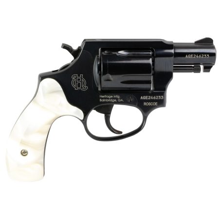 HERITAGE MANUFACTURING ROSCOE 38SPL BL/PEARL 2" 5RD