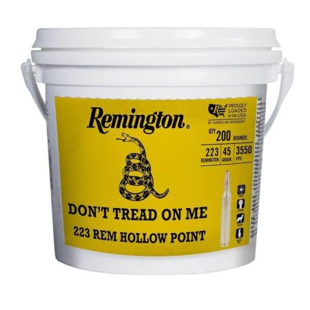 Remington UMC 250th Anniversary "Don't Tread On ME" Ammunition .223 Rem 45gr JHP 3550 fps 200/ct
