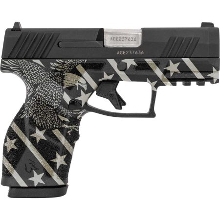 Taurus GX2 Eagle Handgun 9mm Luger 13rd Magazines (2) 3.38" Barrel Black Slide/Eagle Grip