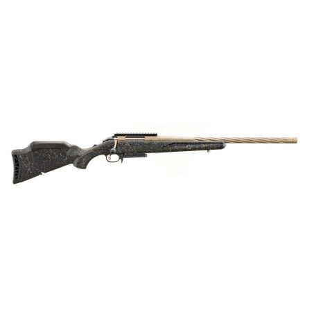Ruger American Gen II Prairie Rifle 6.5 Creedmoor 3rd Capacity 20" Fluted Threaded Bronze Barrel Black Splatter Gen II Stock