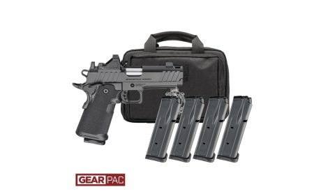 SPRINGFIELD ARMORY 1911 DS PRODIGY AOS 4.25" COMP U NOTCH FIBER OPTIC VIRIDIAN RFX11,BAG,4 MAGS